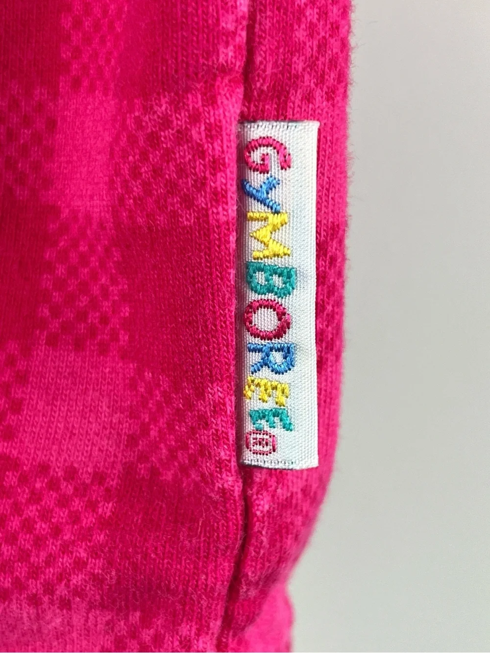 Gymboree (XL) 1990s Pink Plaid Gingham Zip-Up Rainbow Tag Vintage Jacket